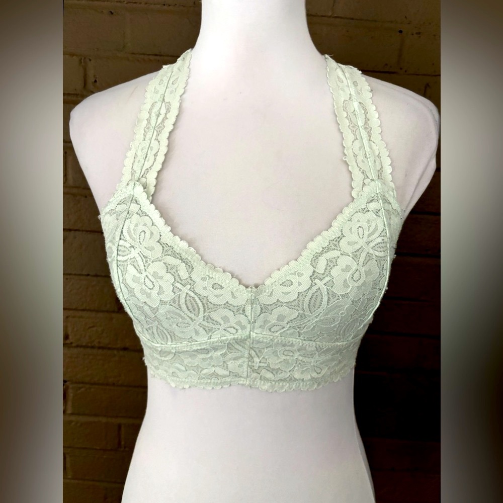 Free People Intimately pastel green bralette S